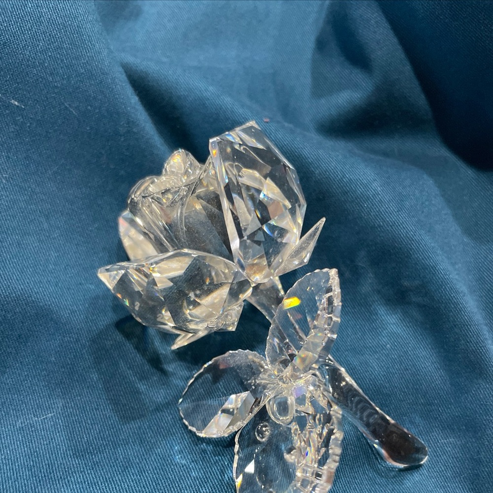 Swarovski crystal rose